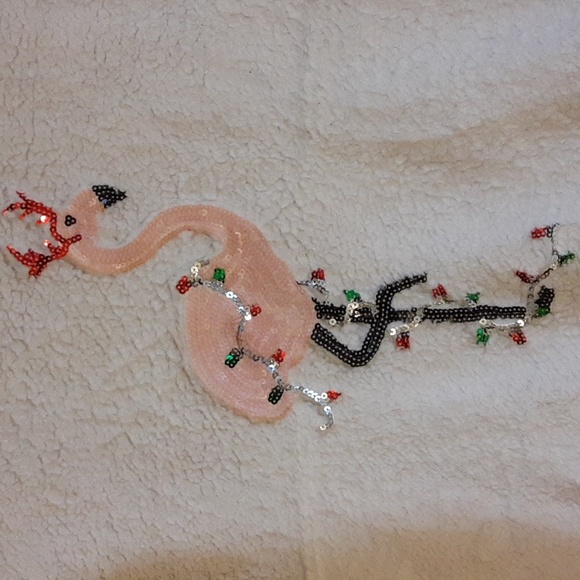 Flamingo Christmas sweater M - Picture 2 of 5